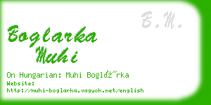 boglarka muhi business card